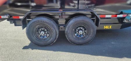 New 7 x 14 Big Tex Low Pro 14LX Scissor 4' High Side Dump Trailer 14k