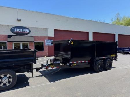 New 7 x 14 Big Tex Low Pro 14LX Scissor 4' High Side Dump Trailer 14k