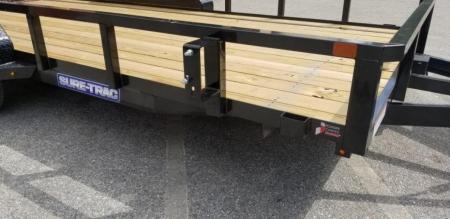 New 7 x 14 Sure-Trac Tube Top Utility Trailer 7k