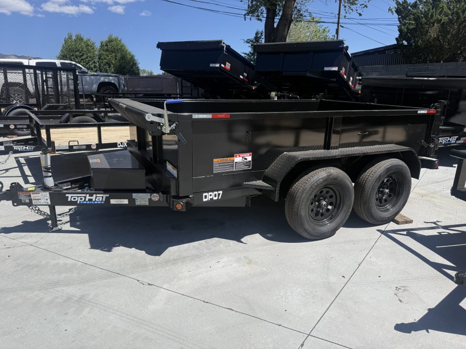New 2026 Top Hat Trailers 77X10 Dump 70 Dump Trailer
