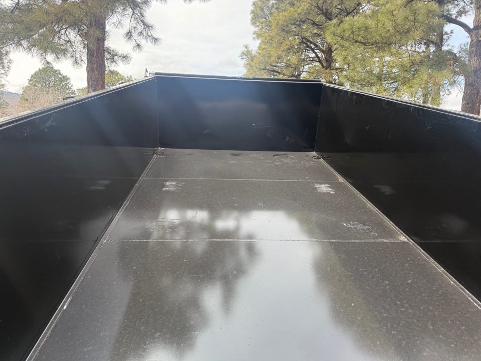 New 2026 Top Hat Trailers 7'X16' Dump Trailer 14000 lb G.V.W. 3' Sides Dump Trailer