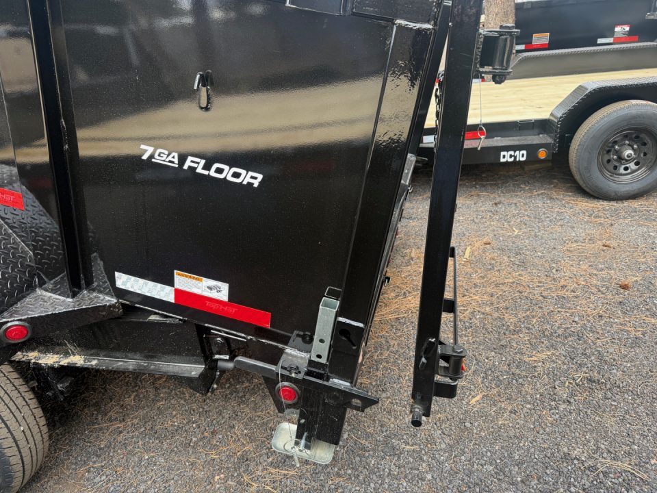 New 2026 Top Hat Trailers 7'X16' Dump Trailer 14000 lb G.V.W. 3' Sides Dump Trailer