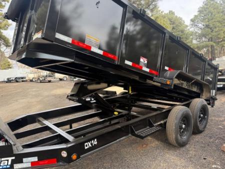 New 2026 Top Hat Trailers 7'X16' Dump Trailer 14000 lb G.V.W. 3' Sides Dump Trailer