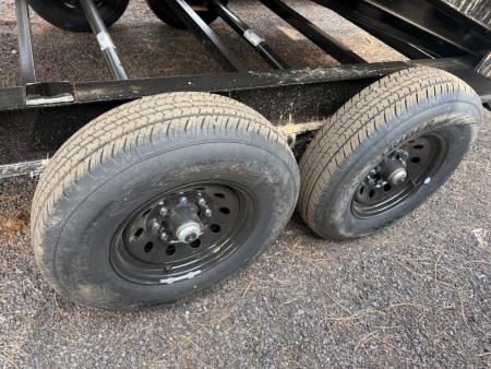 New 2026 Top Hat Trailers 7'X16' Dump Trailer 14000 lb G.V.W. 3' Sides Dump Trailer