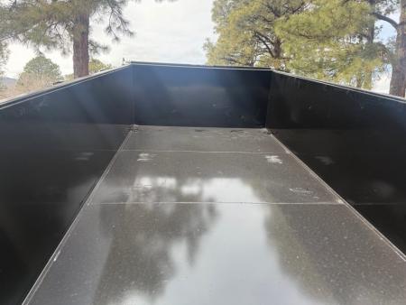 New 2026 Top Hat Trailers 7'X16' Dump Trailer 14000 lb G.V.W. 3' Sides Dump Trailer