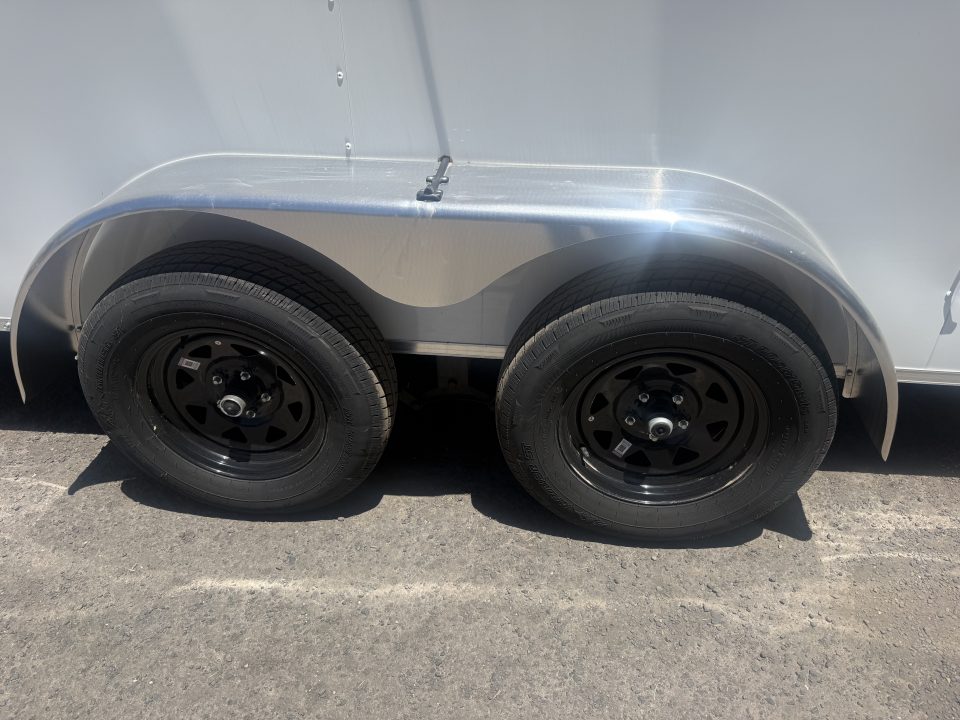 Used 2026 Look Trailers 7X14 Enclosed Box Cargo Trailer 7' Tall Ramp Cargo / Enclosed Trailer