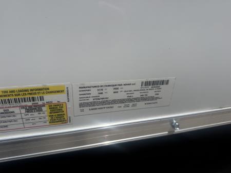 Used 2026 Look Trailers 7X14 Enclosed Box Cargo Trailer 7' Tall Ramp Cargo / Enclosed Trailer