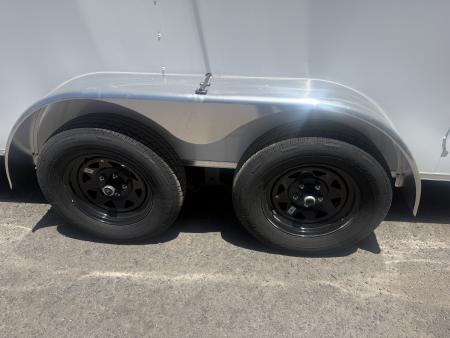 Used 2026 Look Trailers 7X14 Enclosed Box Cargo Trailer 7' Tall Ramp Cargo / Enclosed Trailer