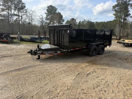 New 2026 Caliber Trailer Mfg 7x16 TA Dump Trailer