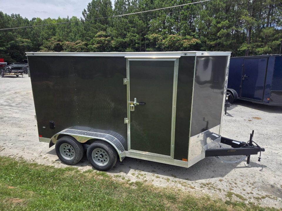 New 2026 COVERED WAGON 7X12 TANDEM AXLE ENCLOSED TRAILER