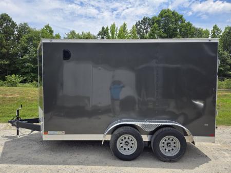 New 2026 COVERED WAGON 7X12 TANDEM AXLE ENCLOSED TRAILER