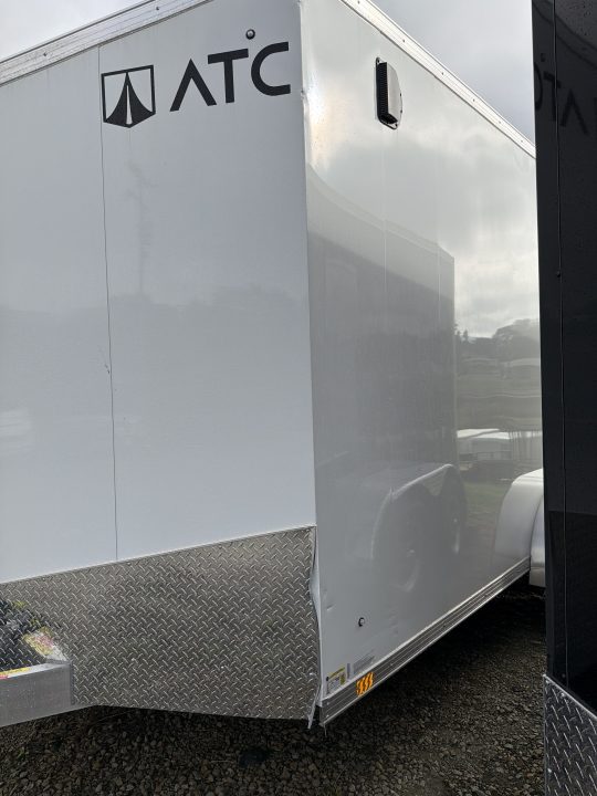 New 2026 ATC 7.5 x 14 (2') V Nose "STo400" All Aluminum Cargo Trailer w/ BARN DOOR (SCRATCH & DENT!!!)