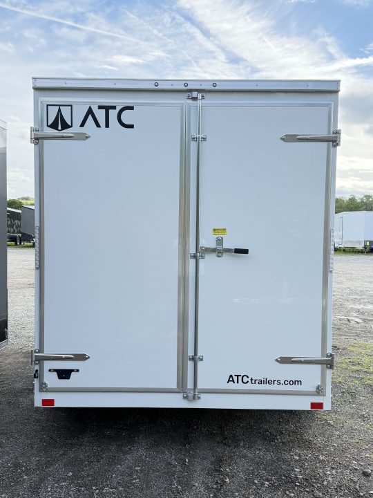 New 2026 ATC 7.5 x 14 (2') V Nose "STo400" All Aluminum Cargo Trailer w/ BARN DOOR