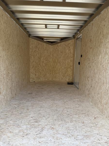 New 2026 ATC 7.5 x 14 (2') V Nose "STo400" All Aluminum Cargo Trailer w/ BARN DOOR