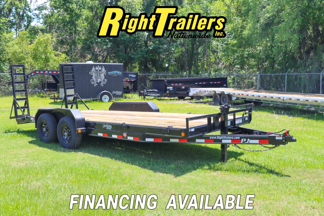 Used 2022 7x20 PJ Equipment Trailer