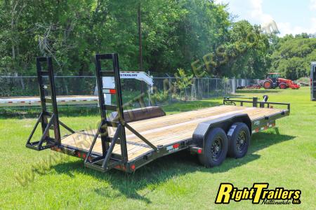 Used 2022 7x20 PJ Equipment Trailer