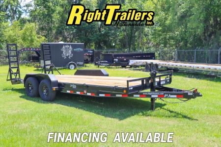 Used 2022 7x20 PJ Equipment Trailer