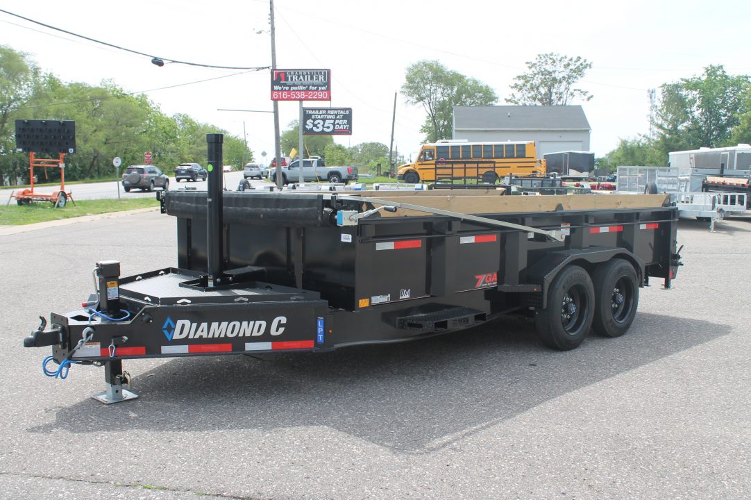 New 2026 Diamond C Trailers LPT208 16x81 Dump Trailer