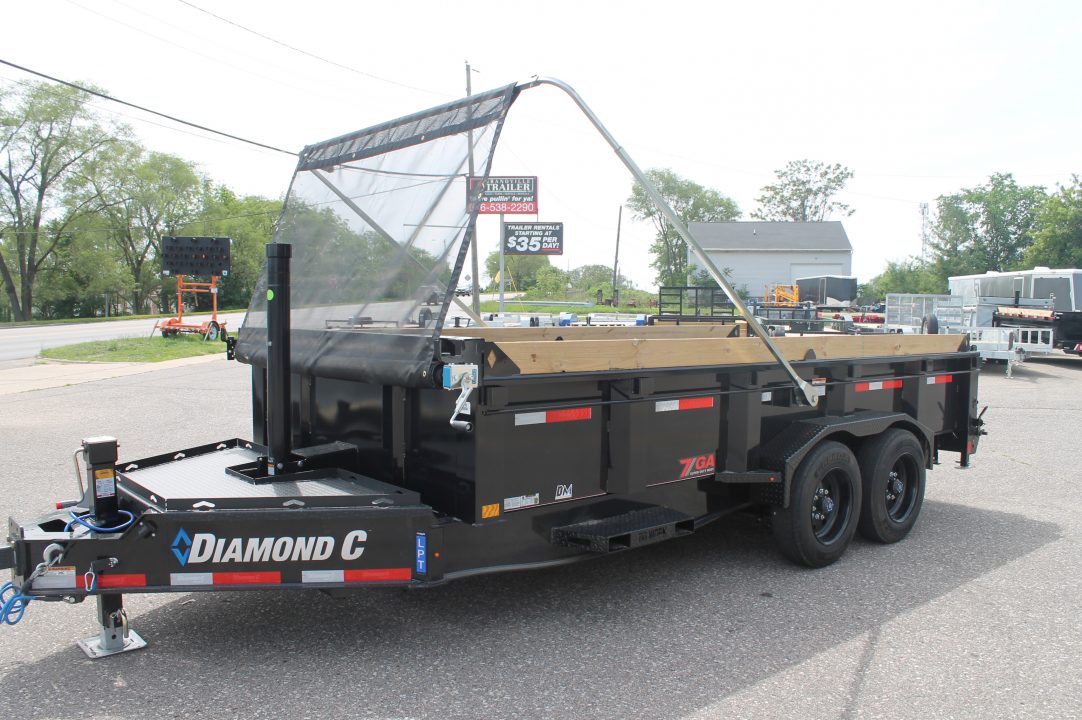 New 2026 Diamond C Trailers LPT208 16x81 Dump Trailer