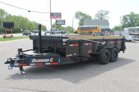 New 2026 Diamond C Trailers LPT208 16x81 Dump Trailer