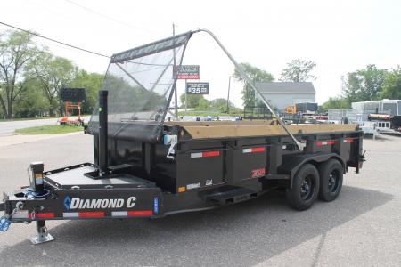 New 2026 Diamond C Trailers LPT208 16x81 Dump Trailer