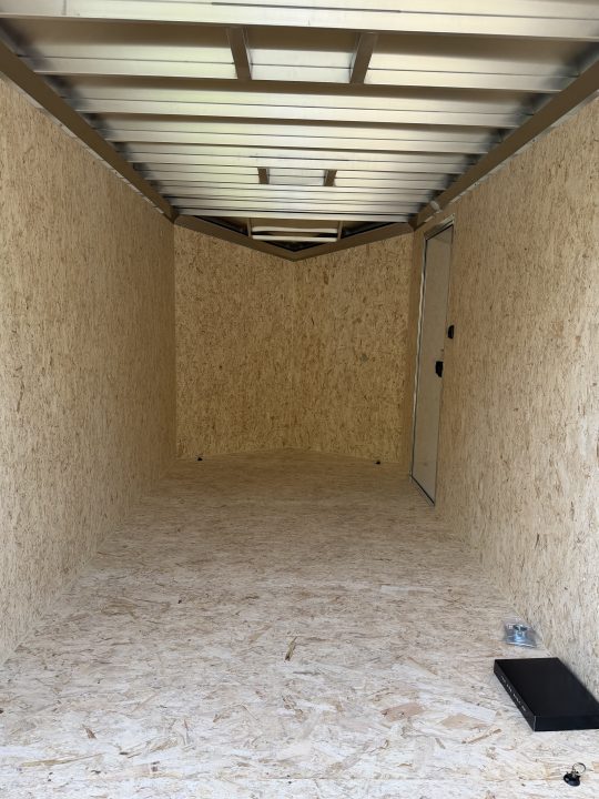 New 2026 ATC 7.5 x 14 (2') V Nose "STo400" All Aluminum Cargo Trailer w/ Ramp Door