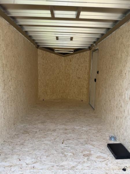 New 2026 ATC 7.5 x 14 (2') V Nose "STo400" All Aluminum Cargo Trailer w/ Ramp Door