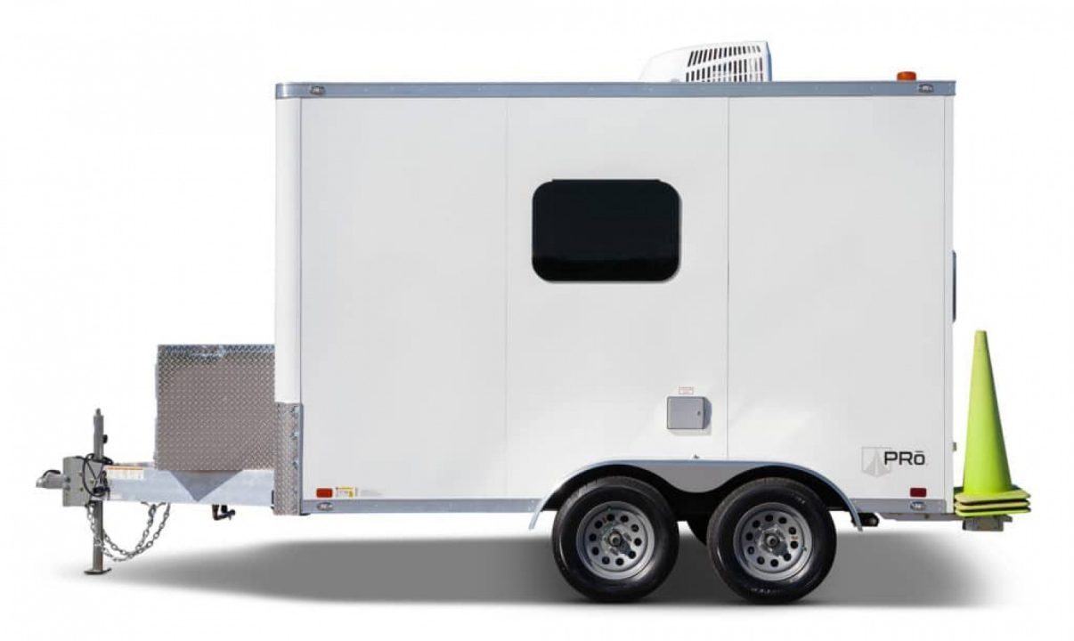 New 2026 ATC 7x12 PR300F Fiber Optic Splicing Aluminum Trailer