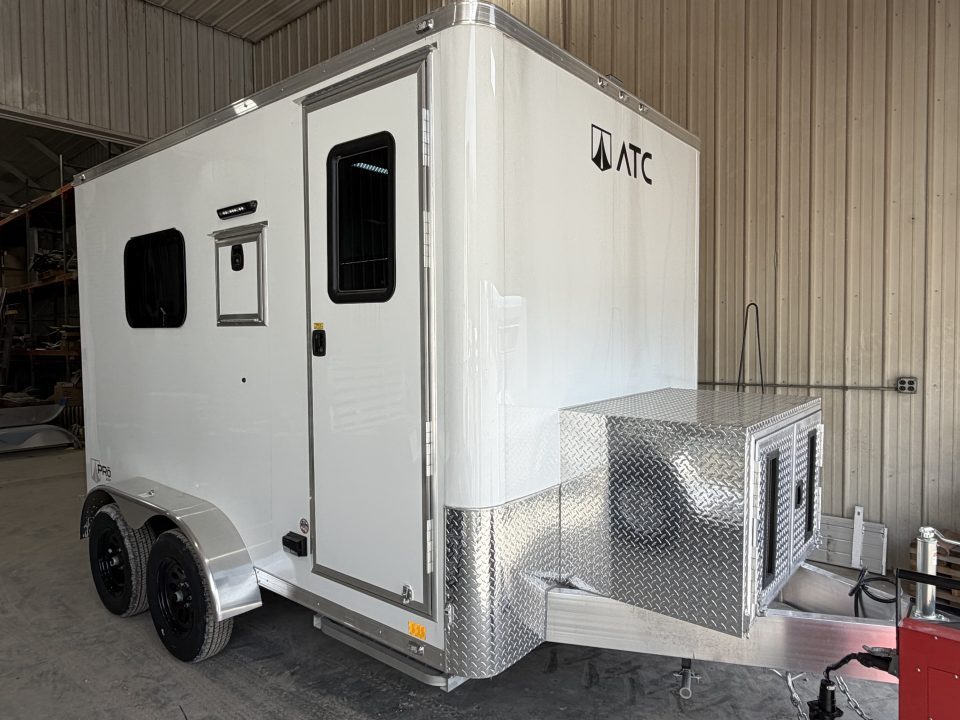 New 2026 ATC 7x12 PR300F Fiber Optic Splicing Aluminum Trailer