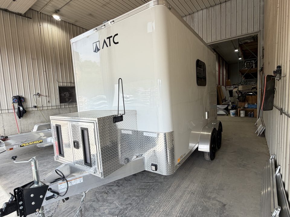 New 2026 ATC 7x12 PR300F Fiber Optic Splicing Aluminum Trailer