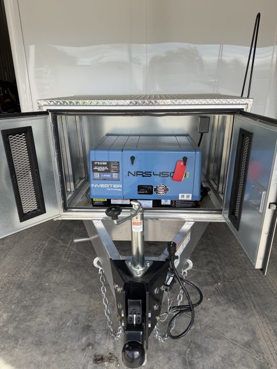 New 2026 ATC 7x12 PR300F Fiber Optic Splicing Aluminum Trailer