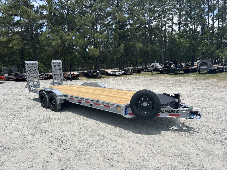 New 2026 Diamond C LPX208 Equipment Trailer, 82x22, Pace Setter, Tandem 8K Axles