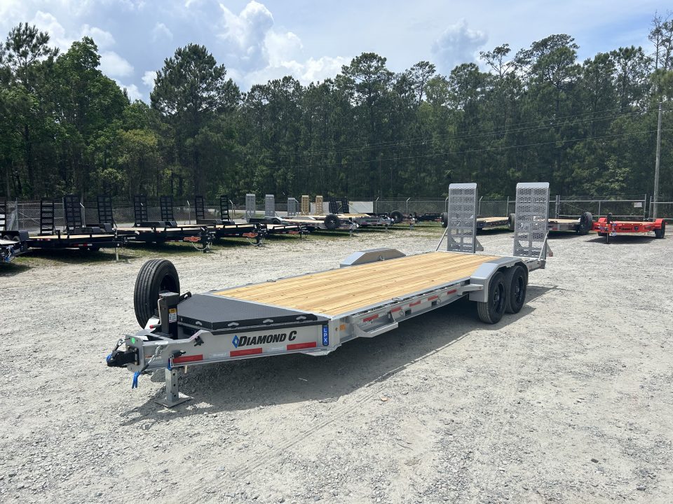 New 2026 Diamond C LPX208 Equipment Trailer, 82x22, Pace Setter, Tandem 8K Axles