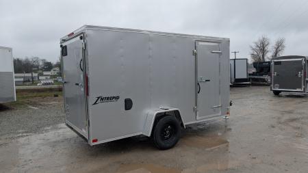 New 2026 Homesteader 6x12 Intrepid V-Nose Cargo Trailer w/ Ramp Door