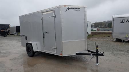 New 2026 Homesteader 6x12 Intrepid V-Nose Cargo Trailer w/ Ramp Door