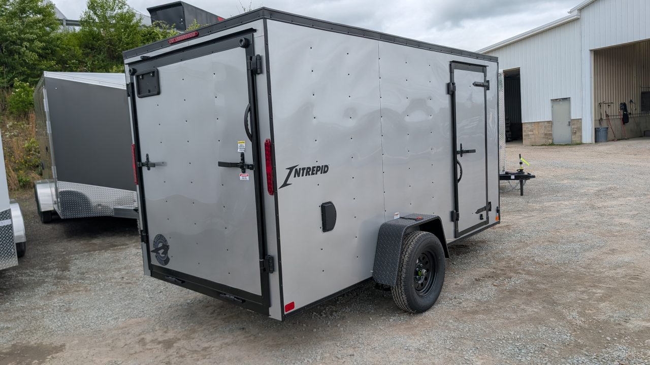 New 2026 Homesteader 6x12 Intrepid V-Nose Cargo Trailer w/ Ramp Door
