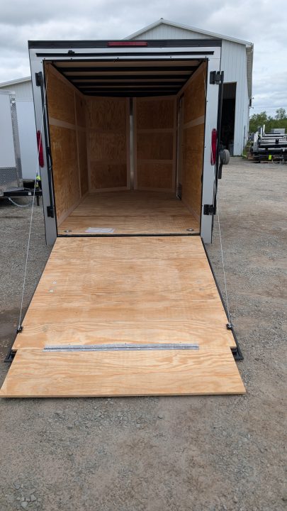 New 2026 Homesteader 6x12 Intrepid V-Nose Cargo Trailer w/ Ramp Door