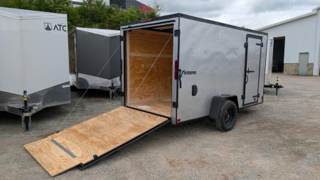 New 2026 Homesteader 6x12 Intrepid V-Nose Cargo Trailer w/ Ramp Door