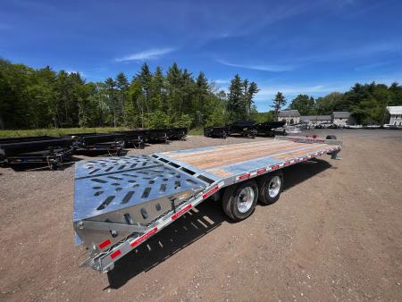 New 2026 Triumph 102X25 Deckover/ Max Wedge Ramps / Galvanized/ Oil Bath hubs/ 20k GVW