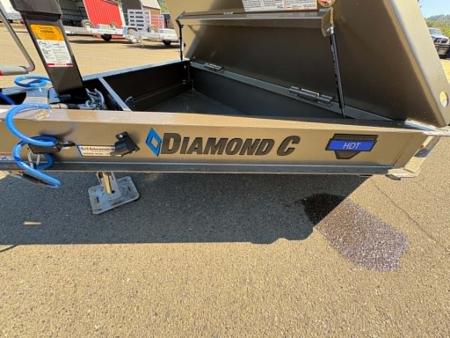 New SALE! SPLIT-TILT 2026 Diamond C HDT207 82X20 Equipment Trailer 15500 GVWR METALLIC MOCHA