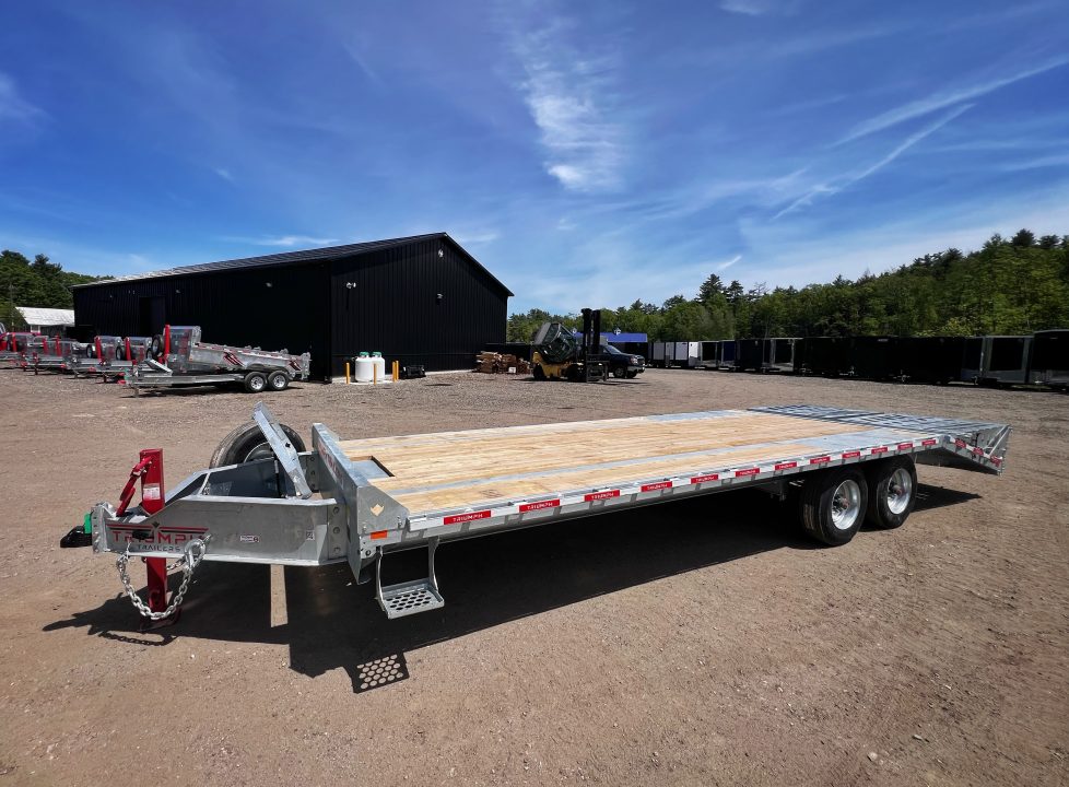 New 2026 Triumph 102X25 Deckover/ Max Wedge Ramps / Galvanized/ Oil Bath hubs/ 20k GVW