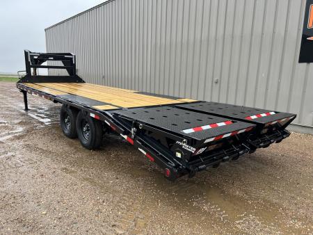 New 2027 PJ Trailers 25' Quest LQ Gooseneck Flatbed Trailer
