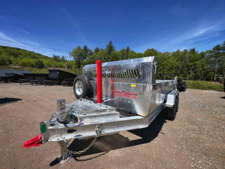 New 2026 Triumph 7x14 Dump Trailer- Galvanized/ 8" I beam/ Spreader Gate/ Tarp kit-Ramps - 14,000GVW