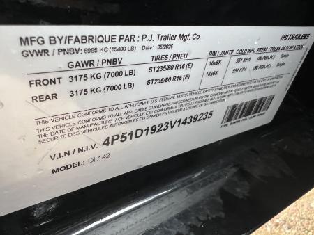 New 2027 PJ Trailers 14 DL Dump Trailer