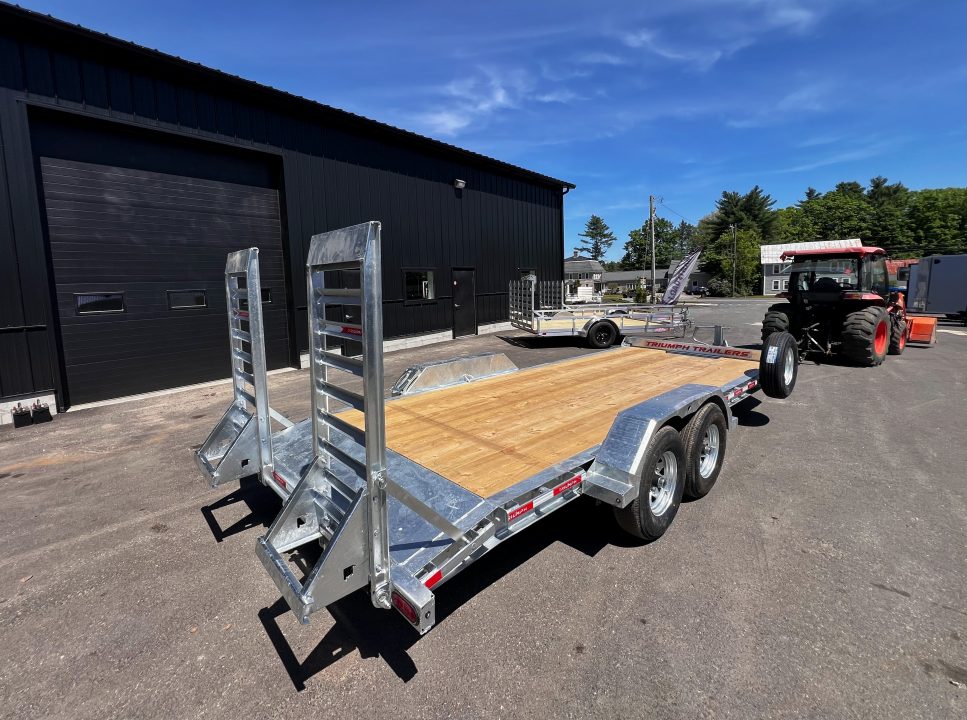 New 2026 Triumph 7x20 (18+2) Equipment Trailer / Galvanized/ I beam frame -14,000GVW