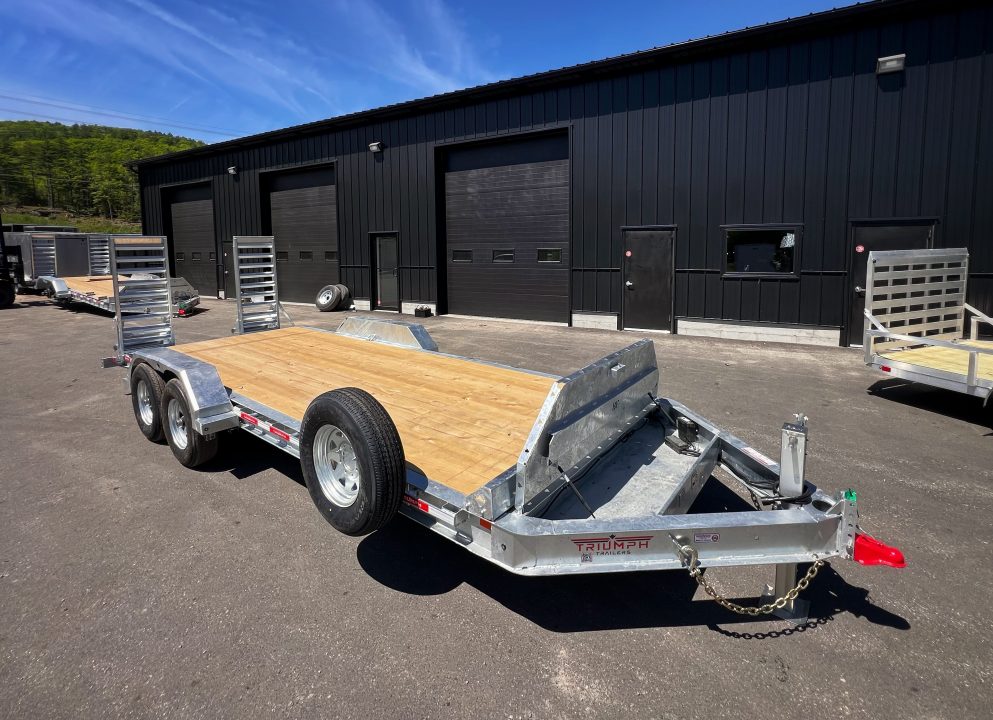New 2026 Triumph 7x20 (18+2) Equipment Trailer / Galvanized/ I beam frame -14,000GVW