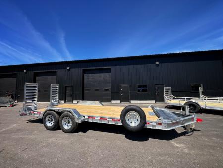 New 2026 Triumph 7x20 (18+2) Equipment Trailer / Galvanized/ I beam frame -14,000GVW
