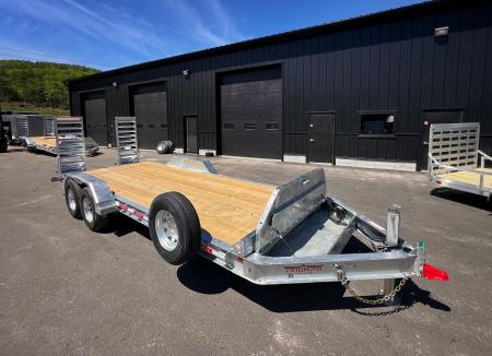 New 2026 Triumph 7x20 (18+2) Equipment Trailer / Galvanized/ I beam frame -14,000GVW