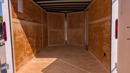 New 2026 Homesteader 7x14 Intrepid V-Nose Cargo Trailer w/ Barn Doors