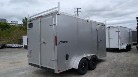New 2026 Homesteader 7x14 Intrepid V-Nose Contractor Trailer w/ Barn Doors